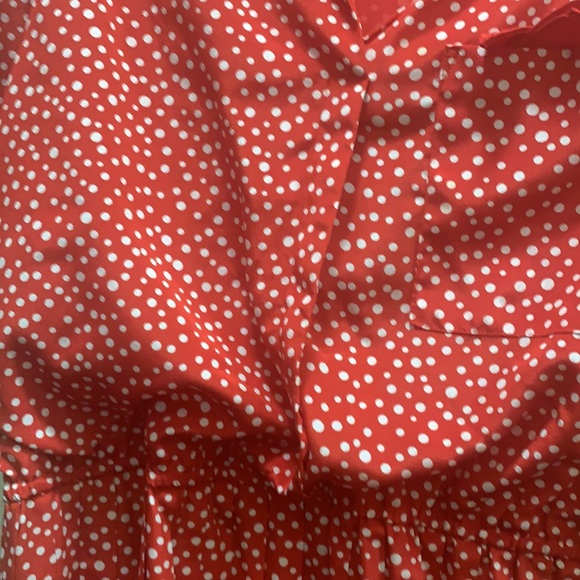 Vintage Polka Dot Dress Size 16 - Picture 12 of 13